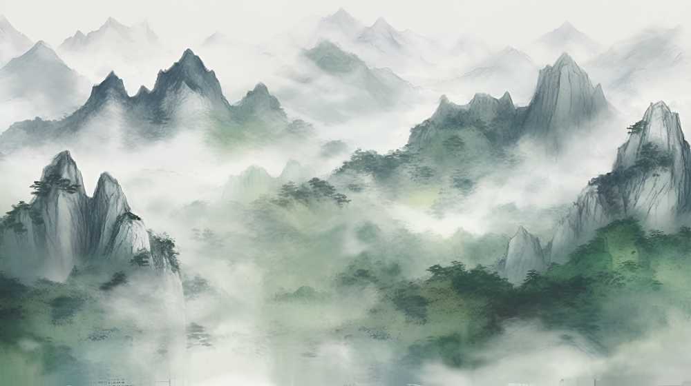 中国风山水画1