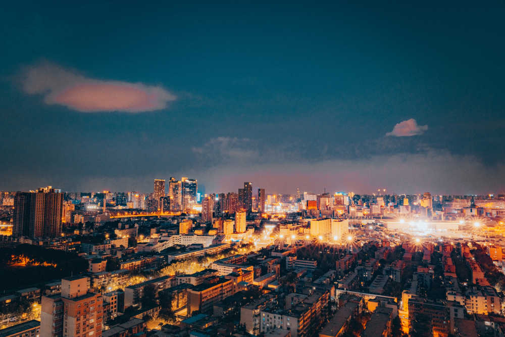 郑州二七夜景