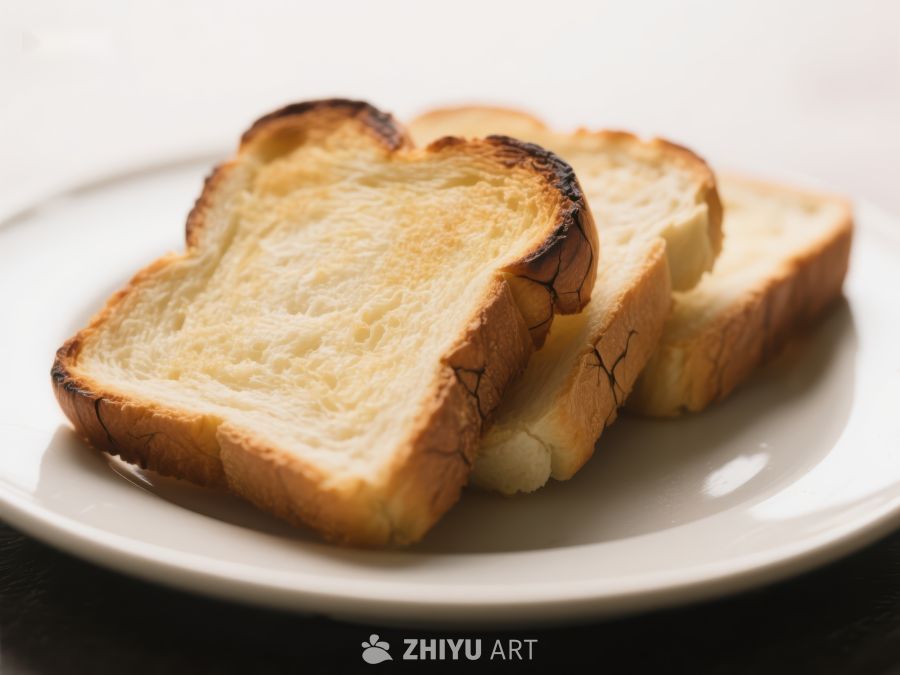 金黄色烤面包片 258