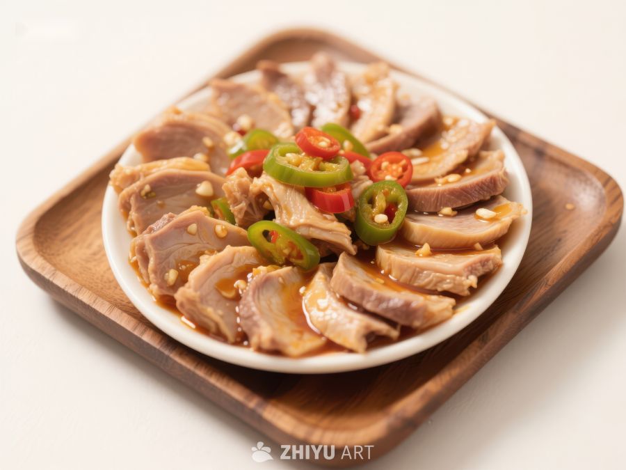 香辣卤肉片配青红椒 1601