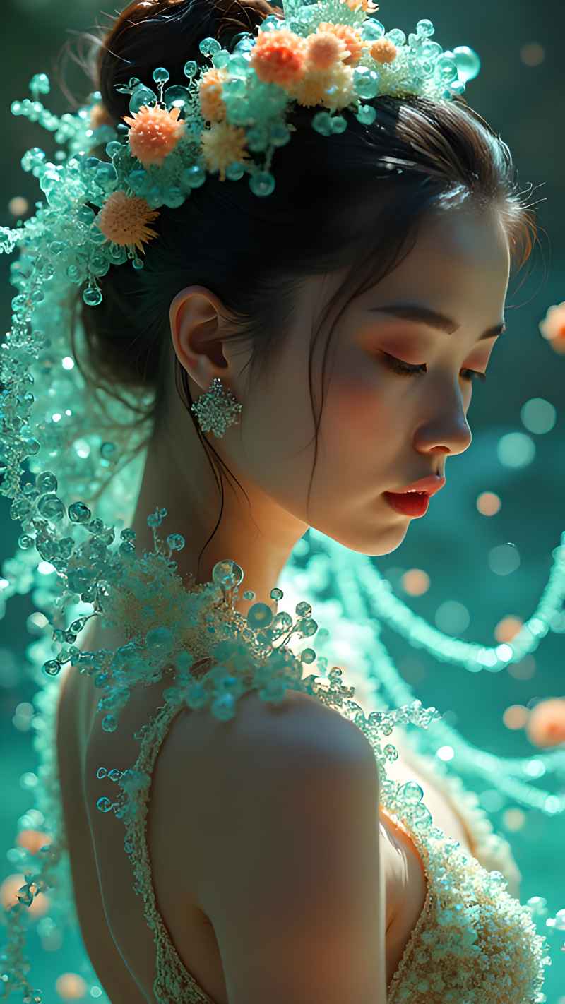 森林系好看拍摄特色美女 78