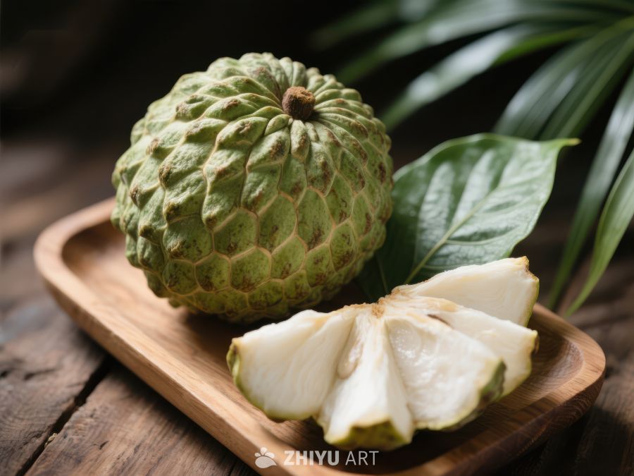 新鲜释迦果切片展示 688