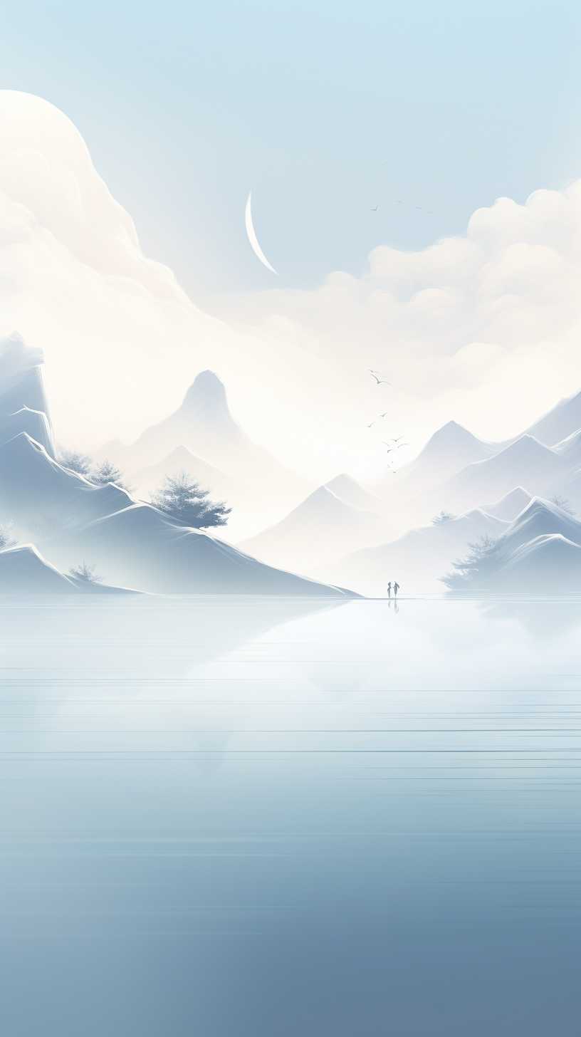 唯美艺术浅白色背景999