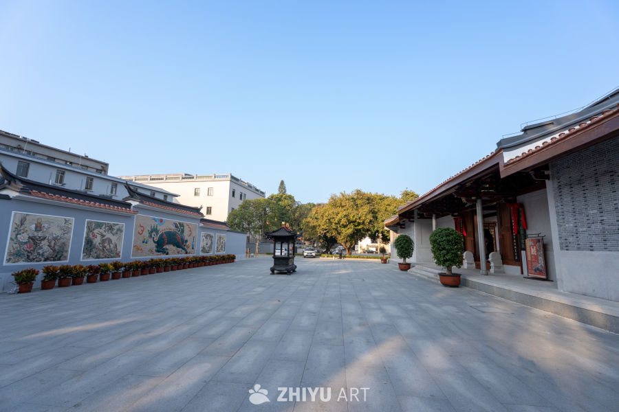 古韵庭院静谧景