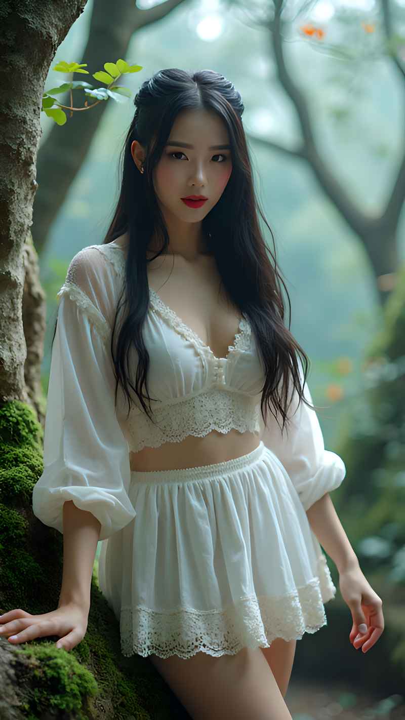 森林系列特色风格美女 18