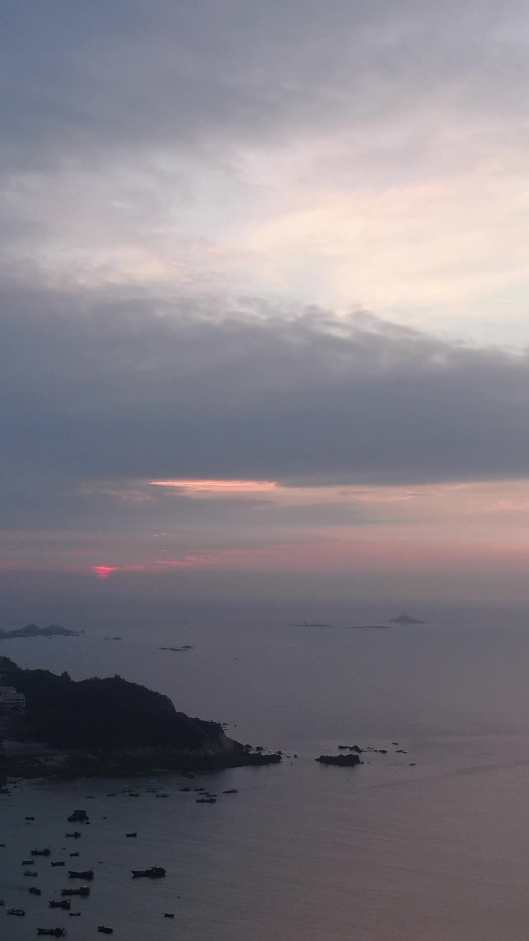 日落海景宁静美