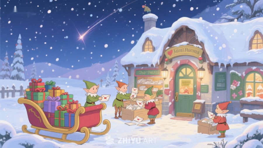 雪夜中的精灵邮局 483