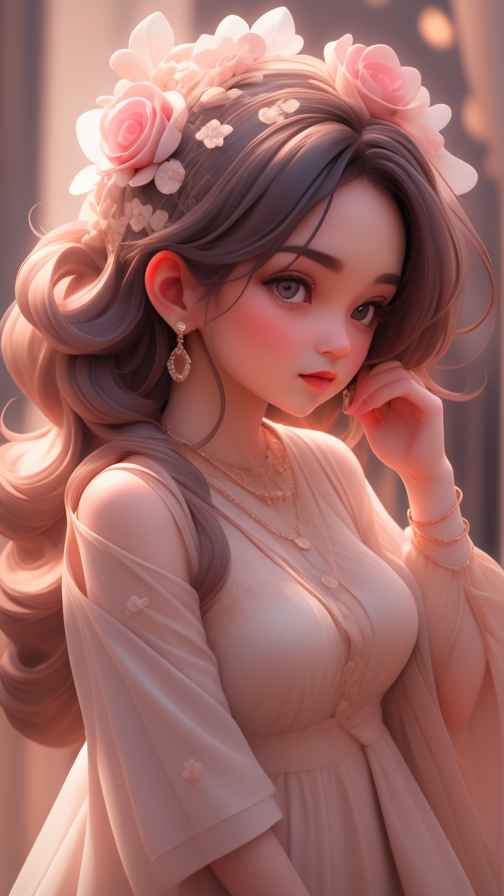 可爱治愈女孩