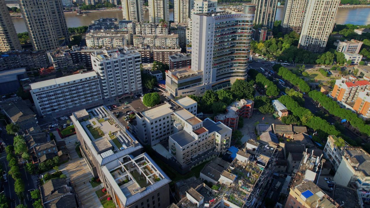 航拍福州市第二医院