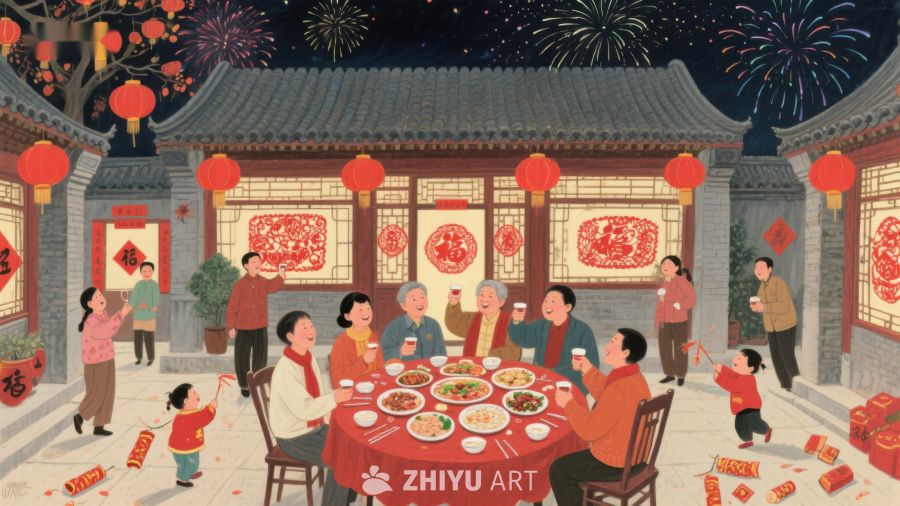 团圆年夜饭，共庆新春佳节 878