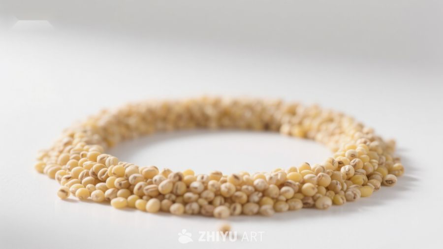 小米粒环状排列