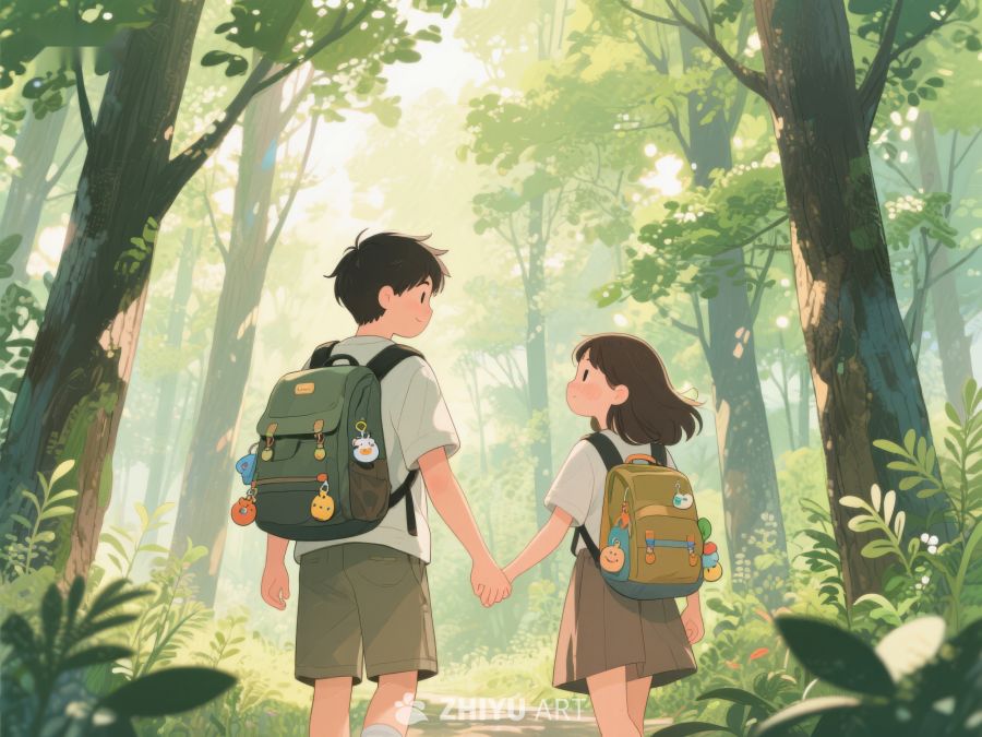 森林中的牵手之旅 617