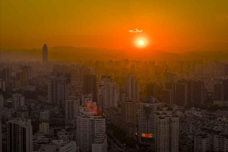 温州日落 1