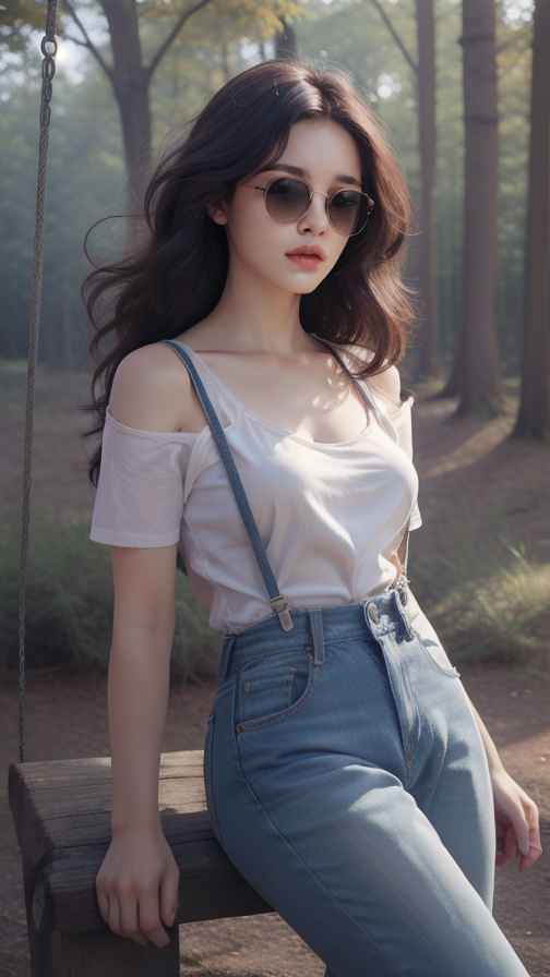 吊带衫女孩