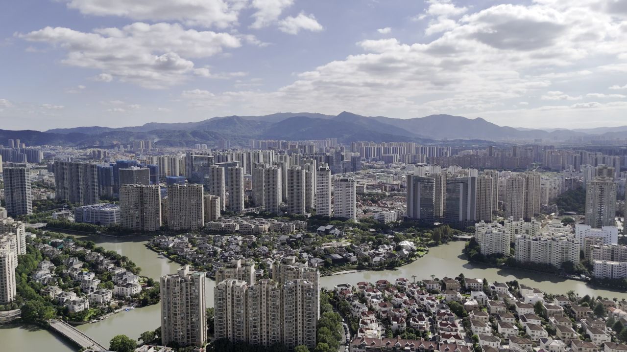 温州晴天城市航拍 40