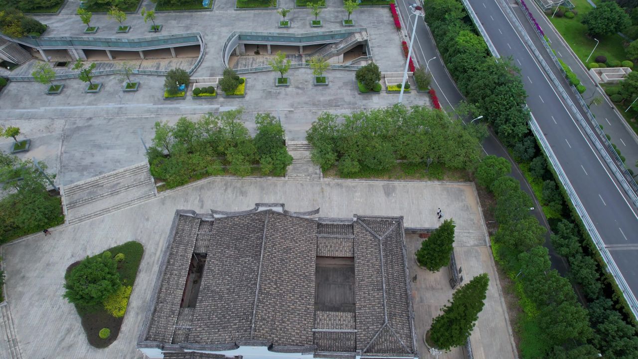 航拍福州陈绍宽故居