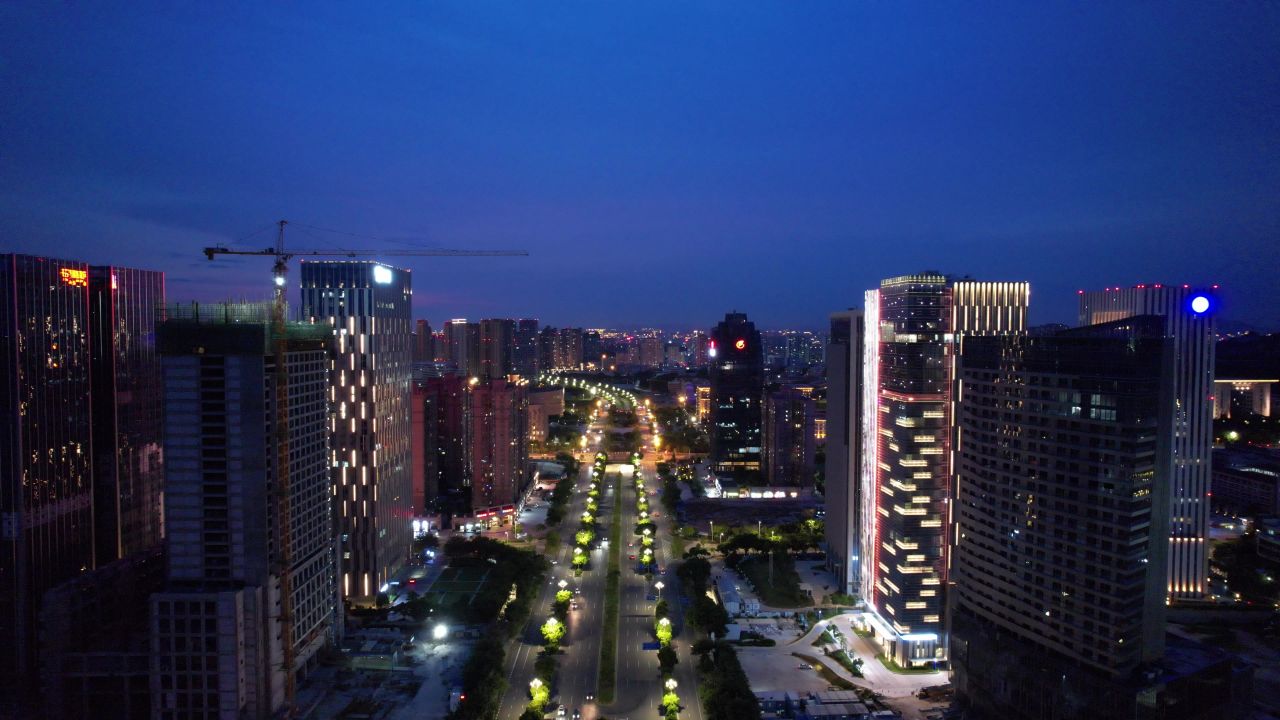 福建泉州城市风光地标建筑航拍