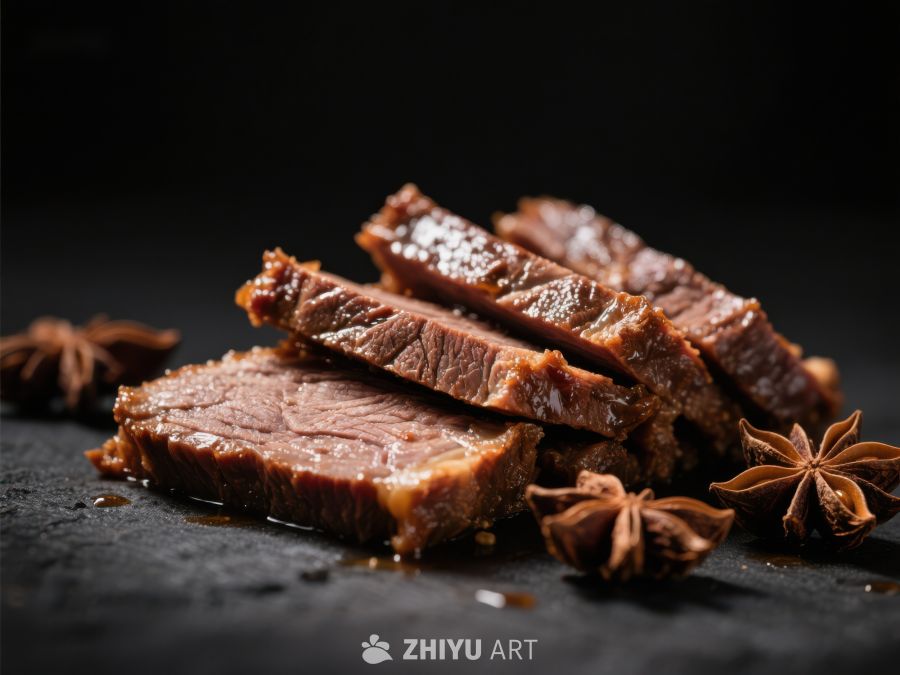 香料点缀的切片牛肉 1656