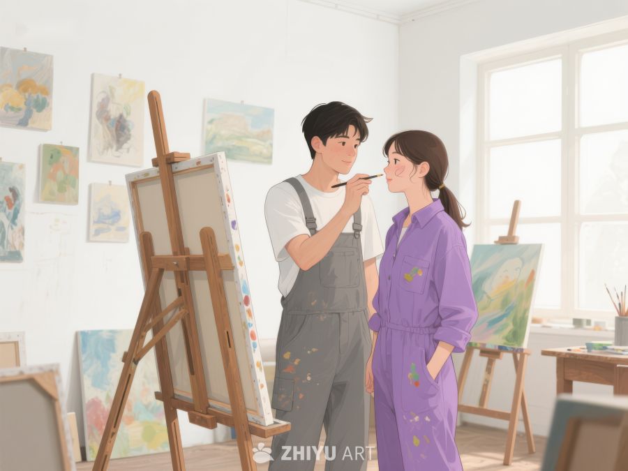画室中的艺术创作瞬间 385