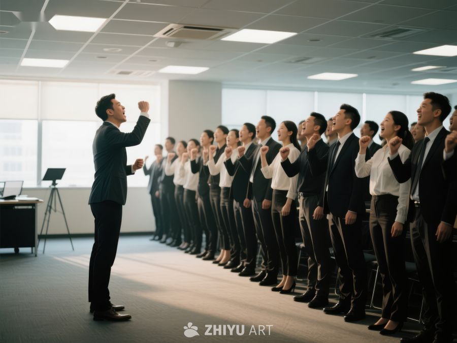 职场团队集体鼓舞士气 453