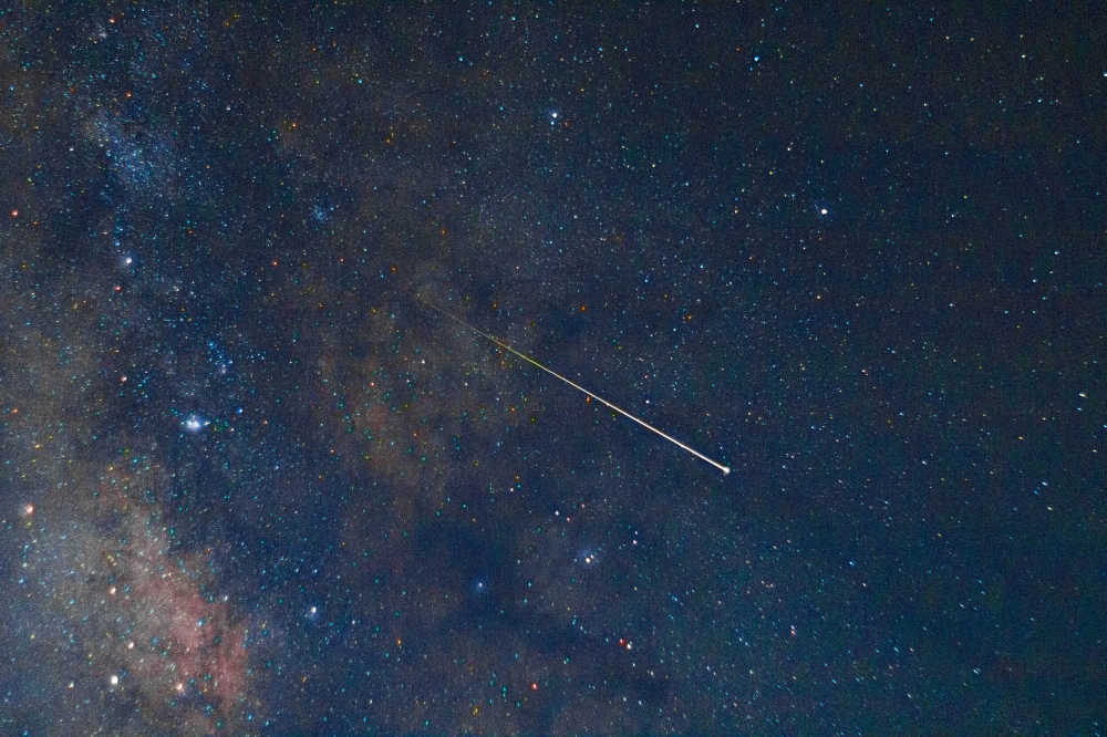 龙王垴山上的流星