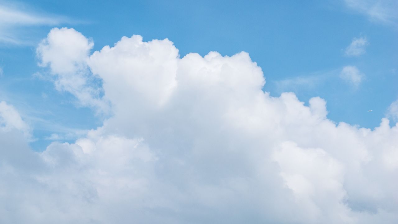 蓝天白云天空天气晴朗延时摄影 24