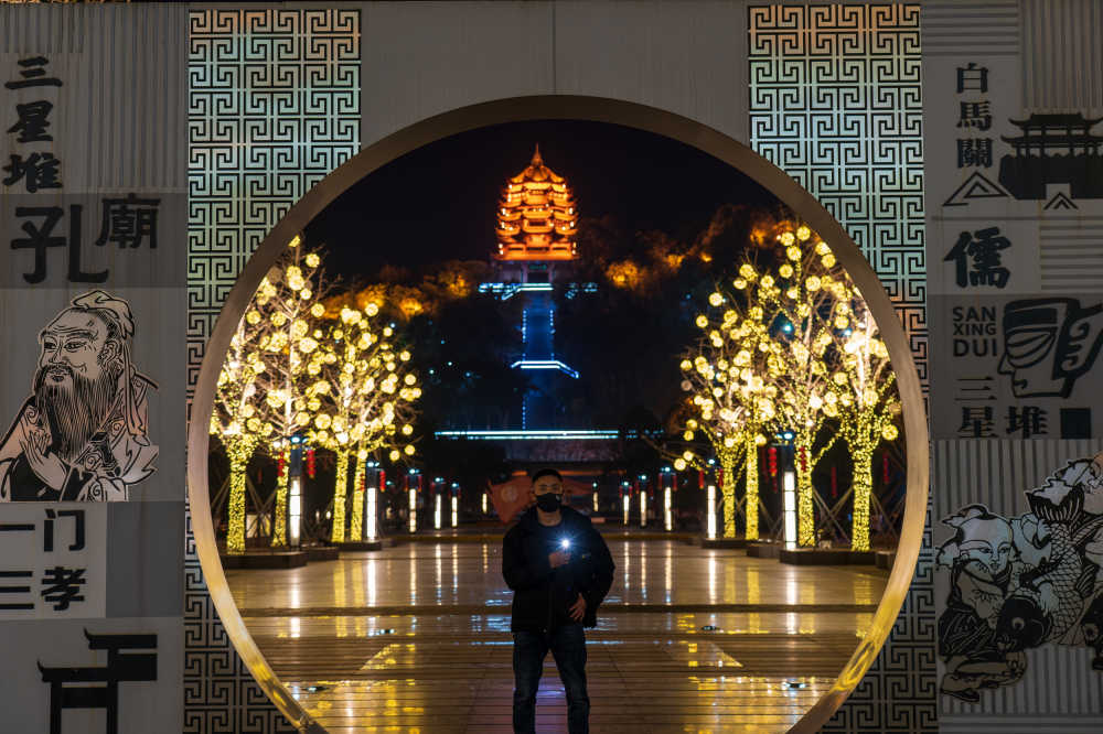 德阳钟鼓楼夜景