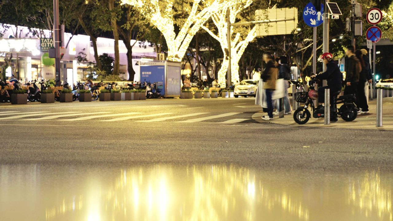 夜幕都市斑马线 4