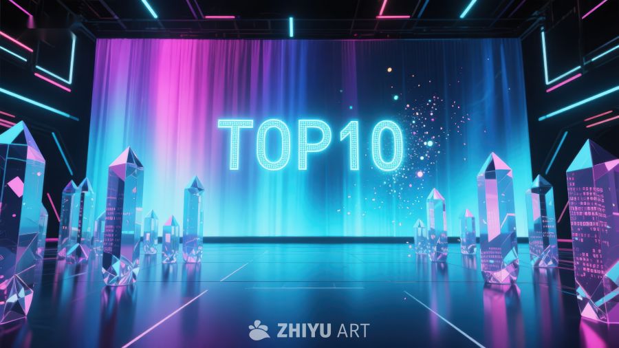 TOP10霓虹灯效水晶舞台 10