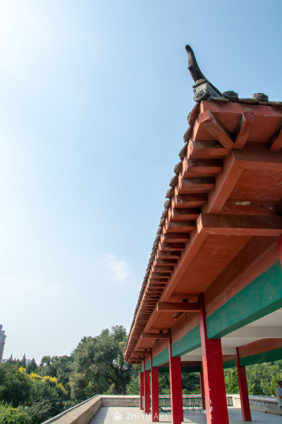 公园古风观景台