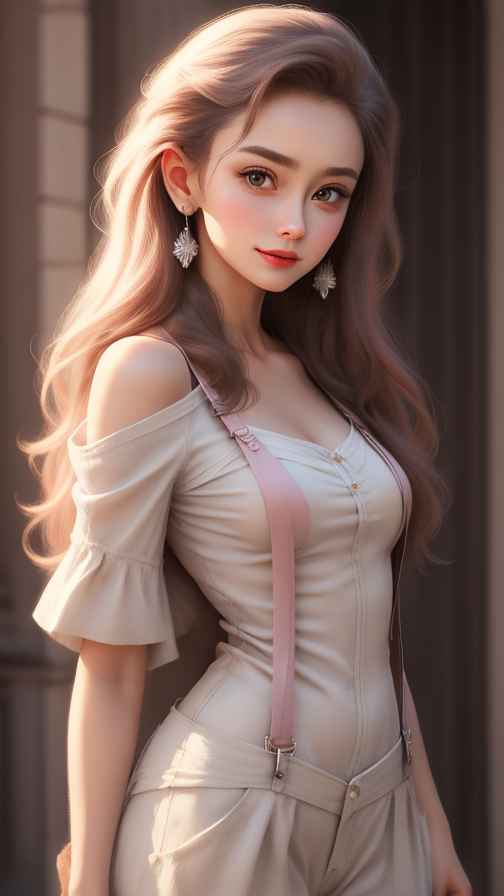 吊带高级美女
