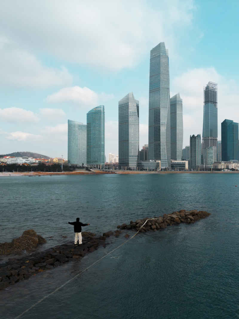 青岛第三浴场高楼