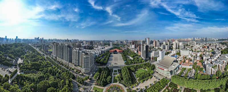 湖北武汉辛亥革命纪念馆博物馆全景图 