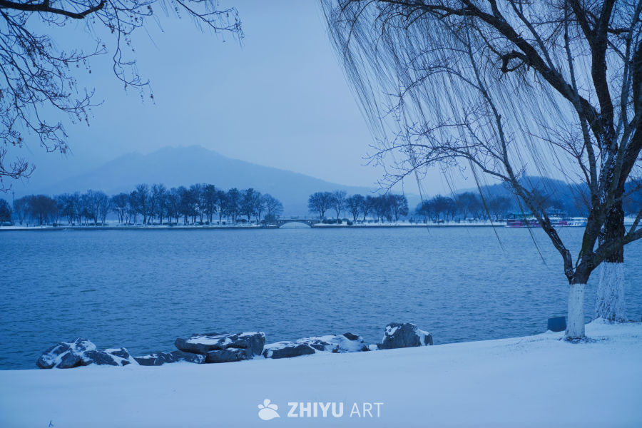 雪中玄武湖