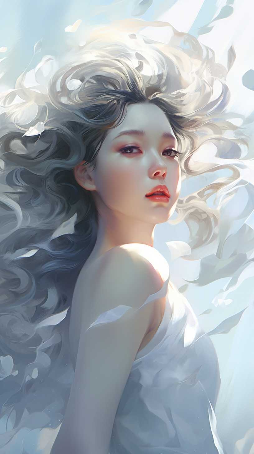 唯美艺术浅白色背景999