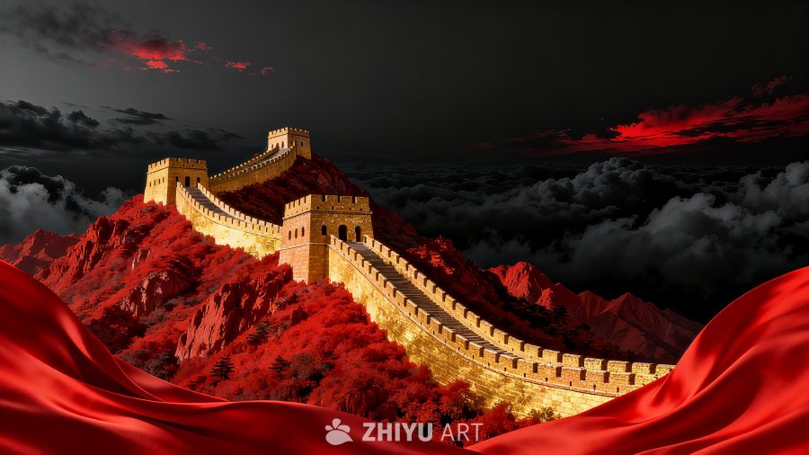创意长城主题图片 3