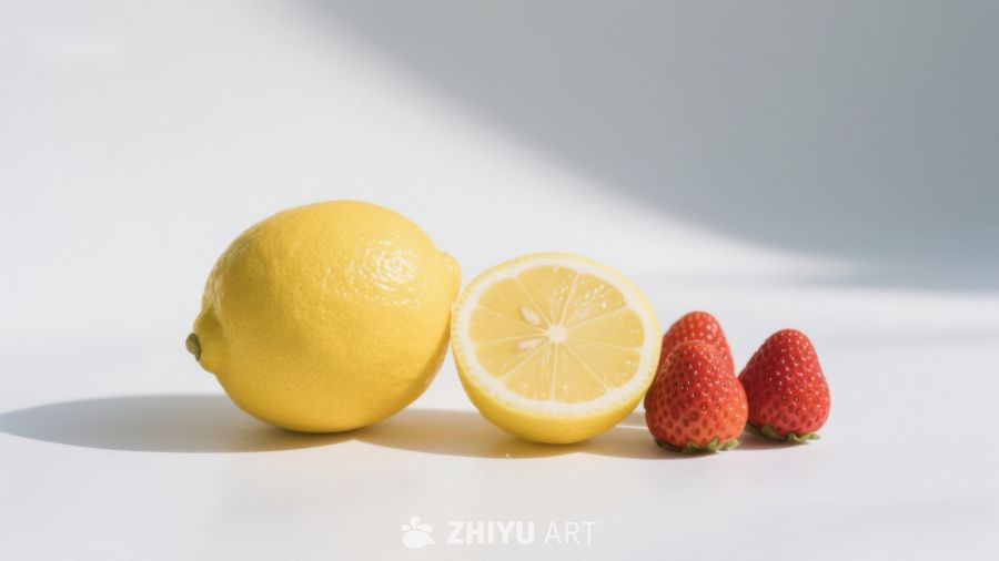 柠檬与草莓的清新组合 265
