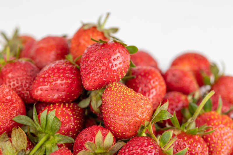 新鲜草莓水果实拍 52