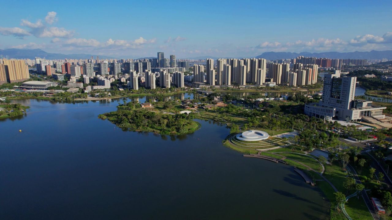 航拍福建理工大学景观 6