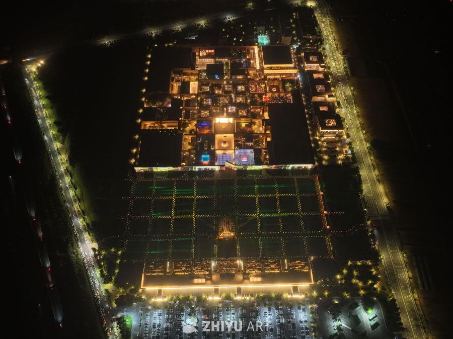 夜晚的城市景观