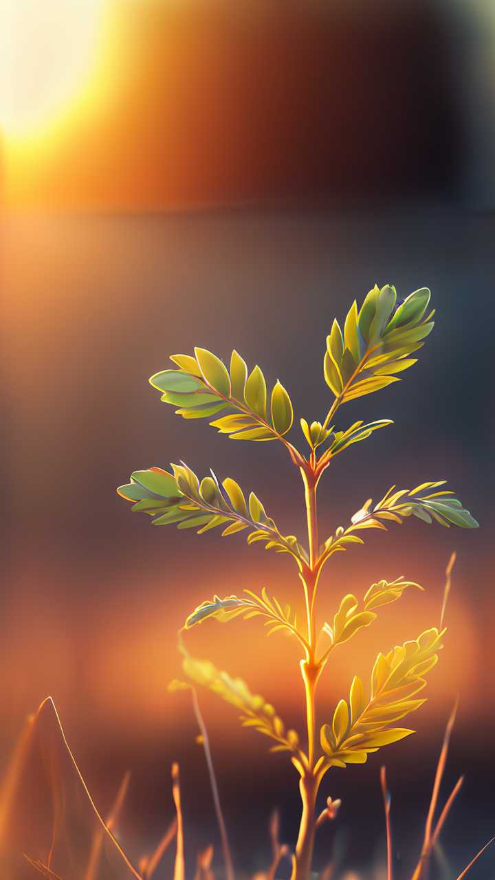 太阳下的小花小草