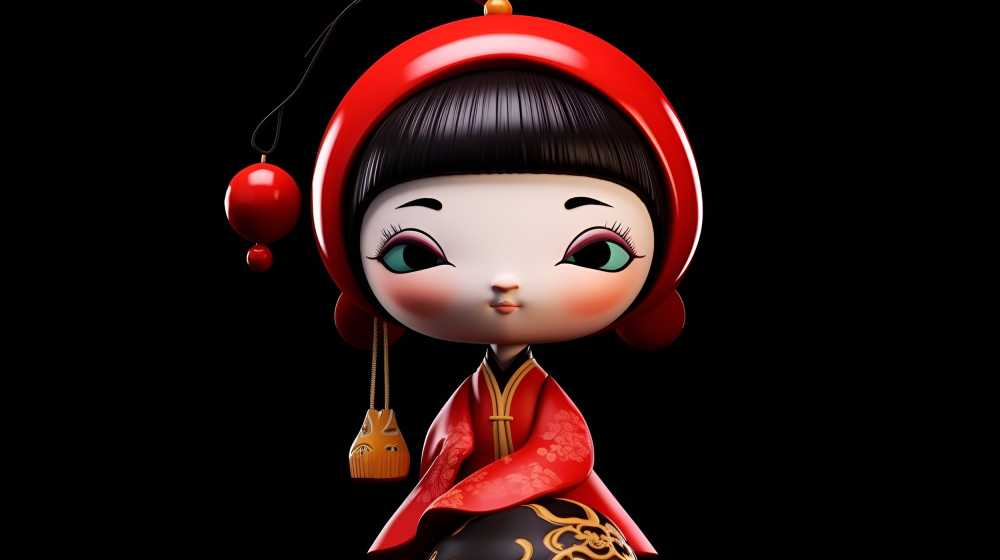 戏曲唱戏动漫人物