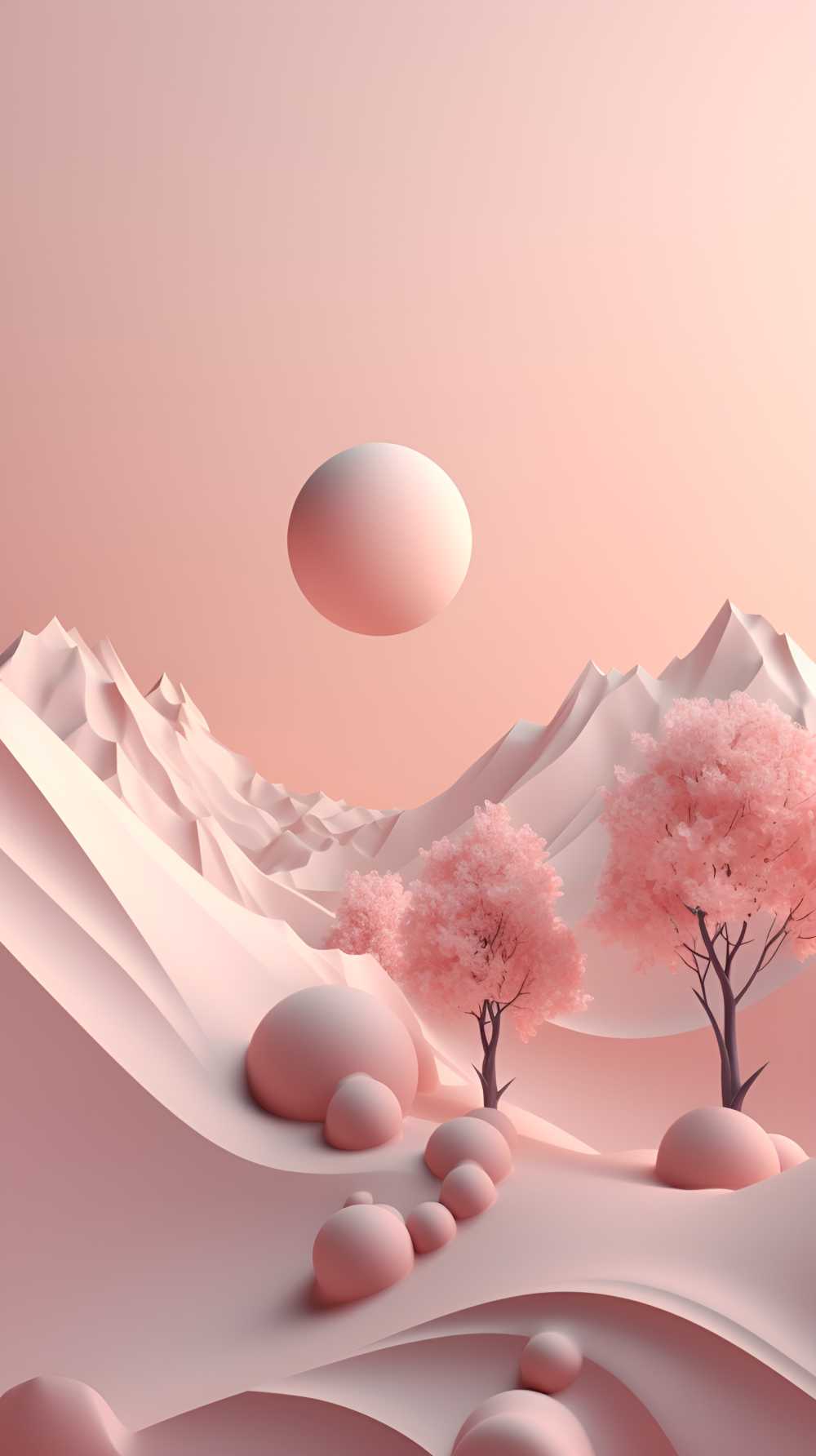 唯美粉色背景图99