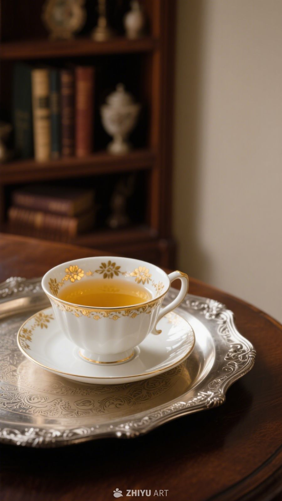 中式喝茶、欧式茶杯、茶杯、喝茶 
