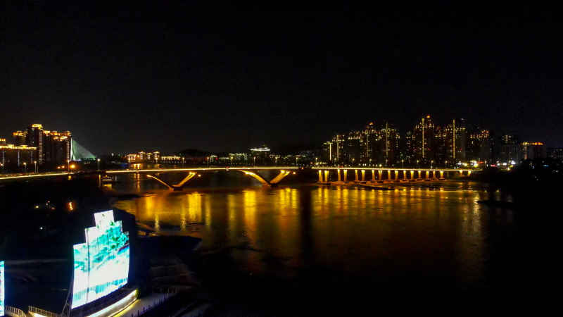 福建福州城市风光航拍摄影图