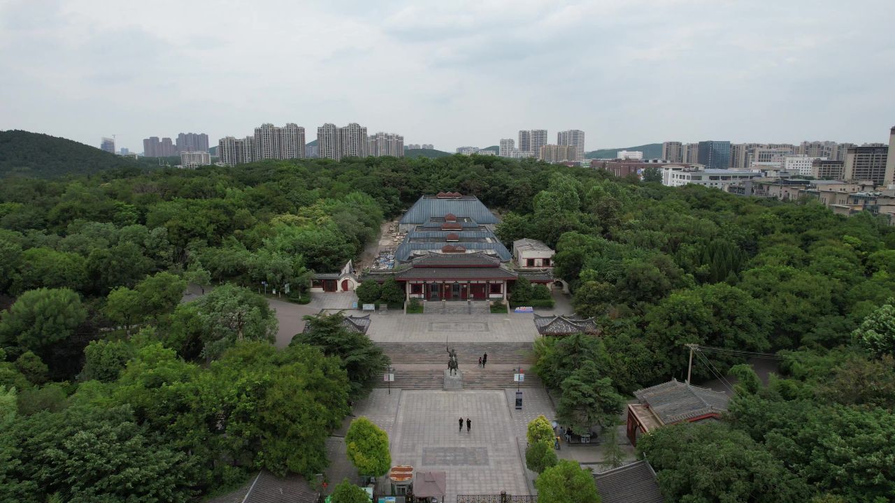江苏徐州汉文化园航拍