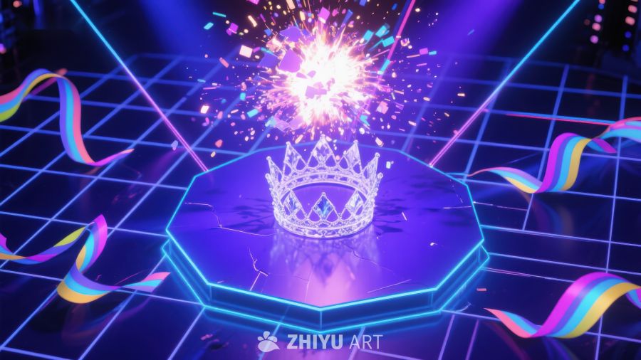 皇冠闪耀霓虹光效 151