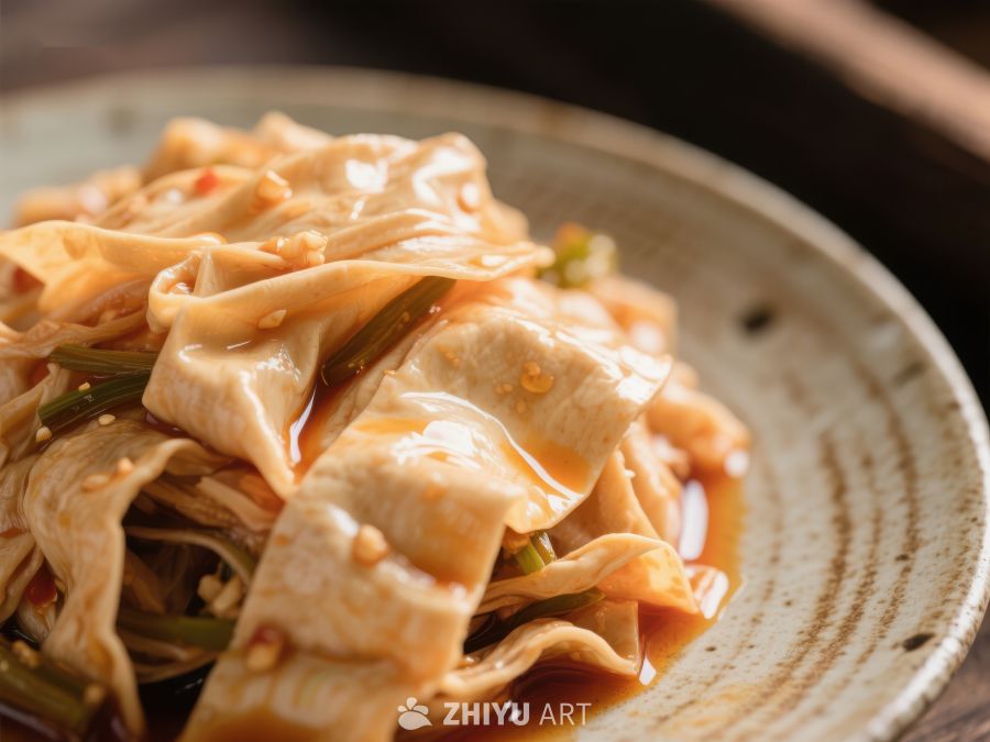 美味凉拌豆皮，清新爽口 1018