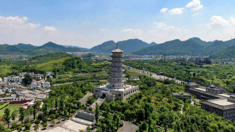 贵州贵阳城市建设航拍摄影图