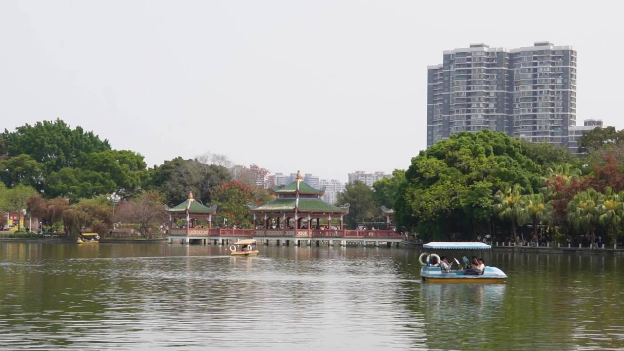 湖畔悠闲时光